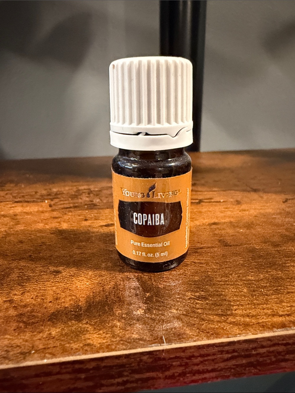 Young Living Copaiba Serum Bottle - Amber & White